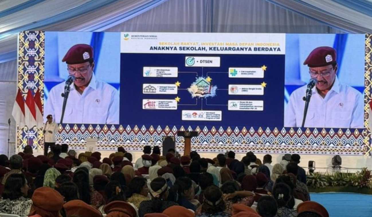 Mensos Laporkan ke Prabowo, 166 Sekolah Rakyat Tampung 15 Ribu Siswa
