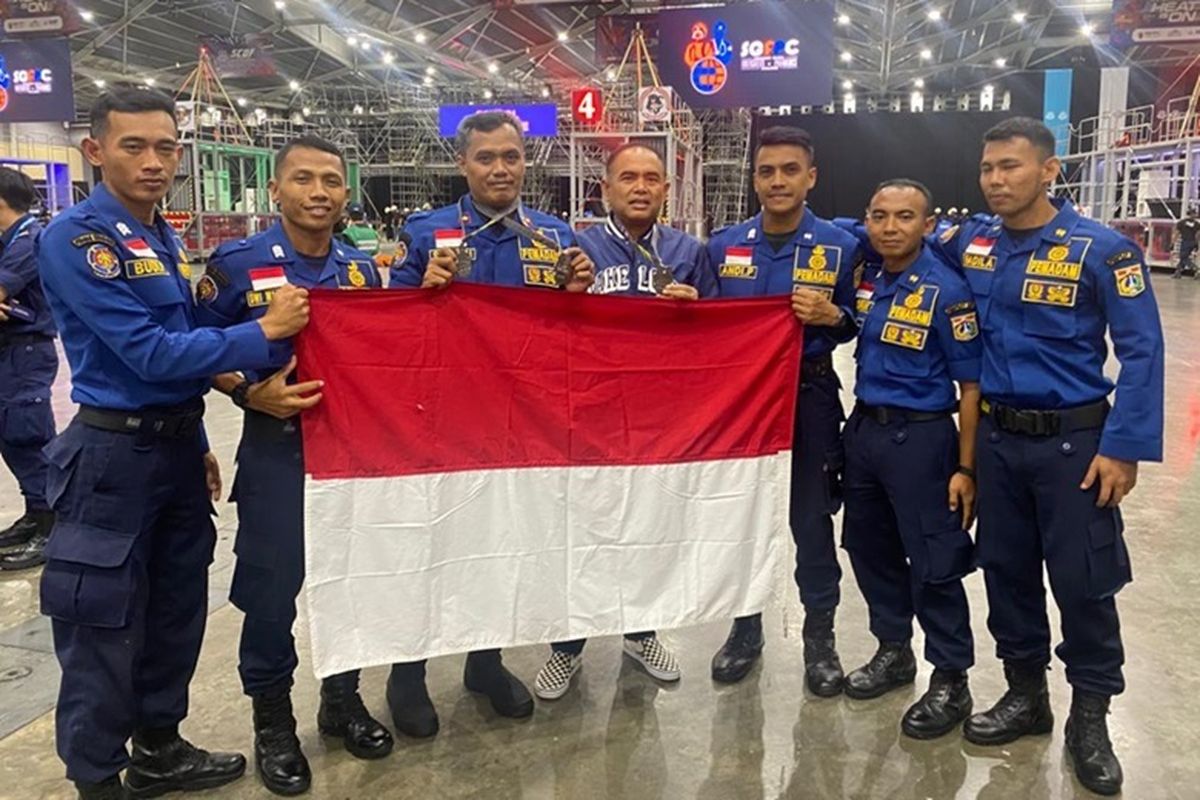 Bangga! Damkar DKI Jakarta Raih Juara di Kompetisi Internasional