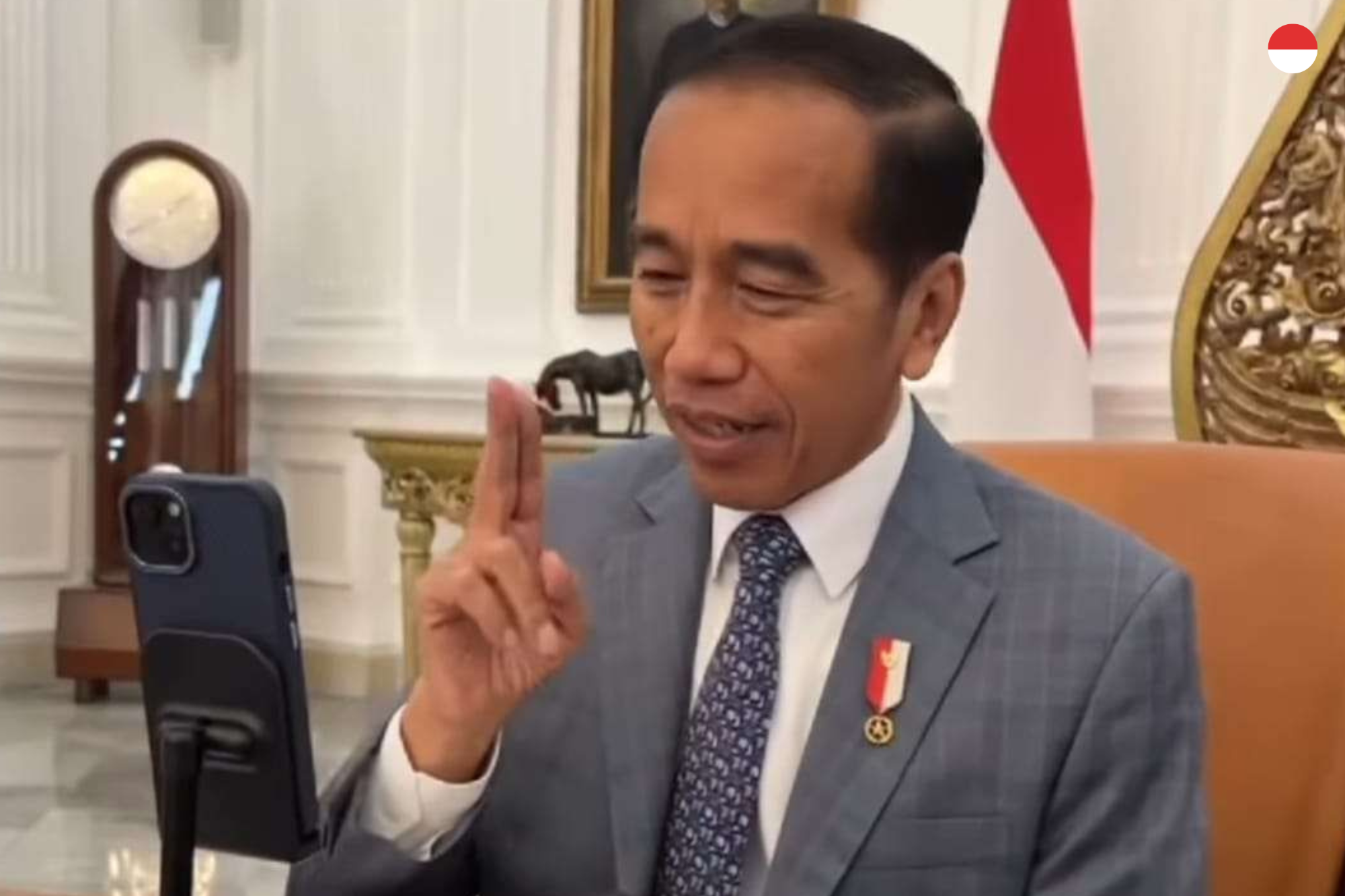 Veddriq dan Rizki Video Call dengan Presiden