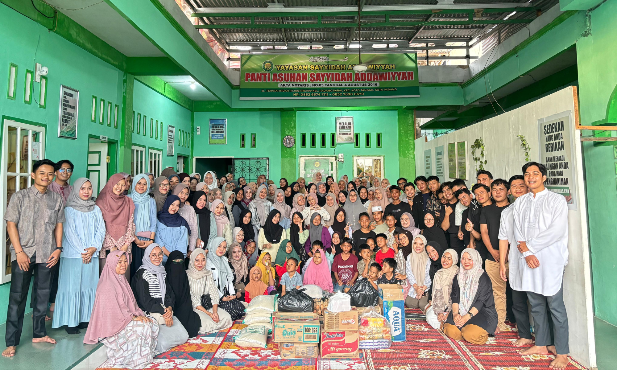 Doa Bersama Mahasiswa PSPA 34 Universitas Perintis Indonesia di Panti Asuhan