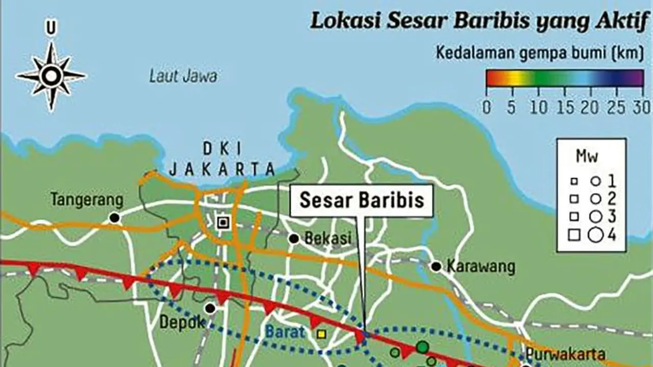 [Awas!] 5 Fakta Sesar Baribis, Pemicu Gempa Besar Jakarta yang Terlupakan