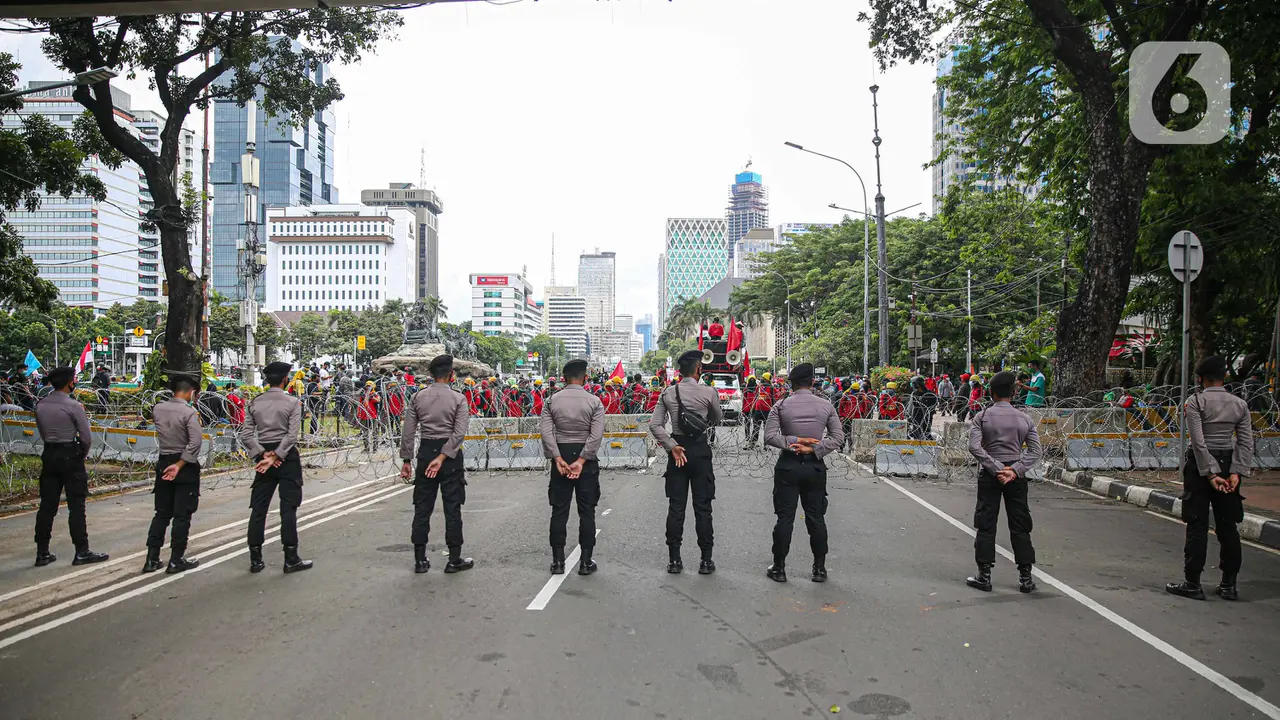 6.118 Personel Dikerahkan Kawal Demo 5.000 Ojol di Jakarta Hari Ini (17/9/2025)