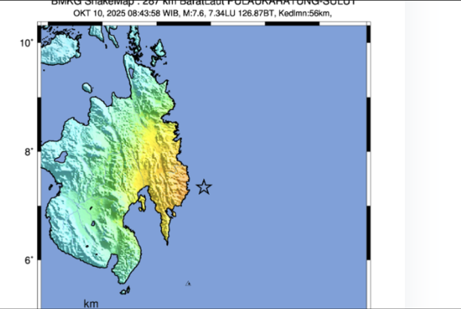 7 Fakta Gempa M 7,6 Mindanao Filipina & Potensi Tsunami Sulut-Papua
