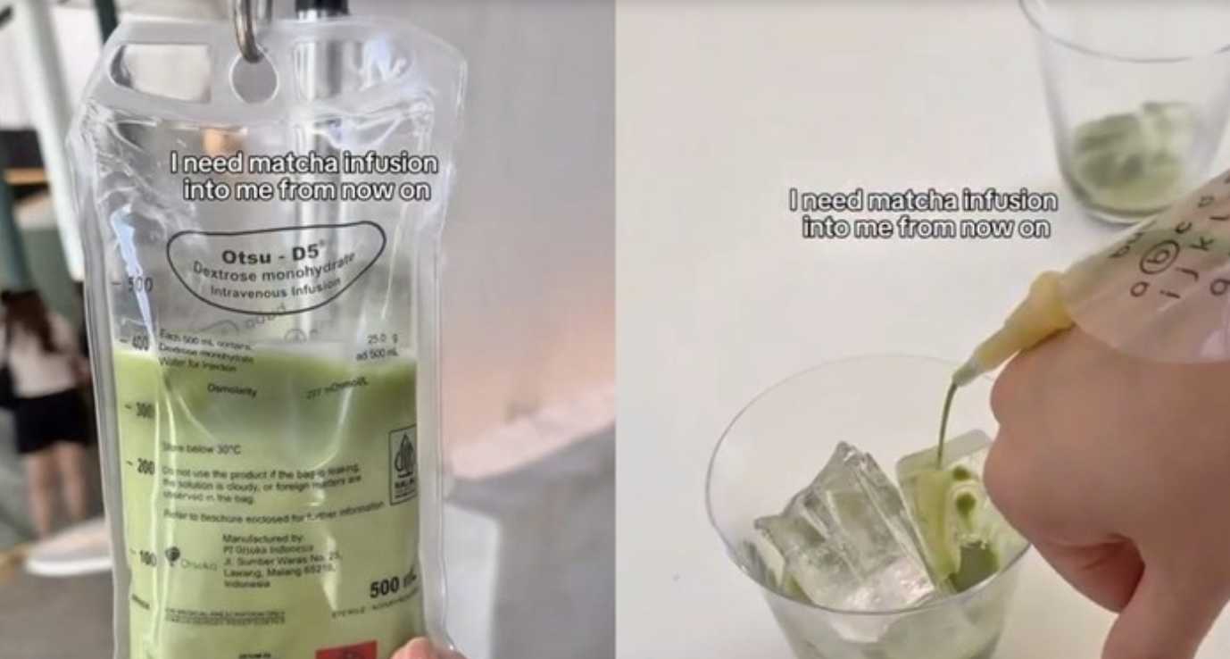 Matcha “Infus” Viral di Bali, Ini Fakta D5 Dextrose dan Risiko Etisnya