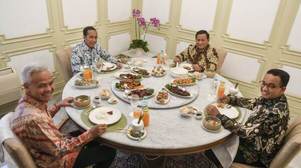 Melihat Momen Presiden Jokowi Undang Capres Makan Siang