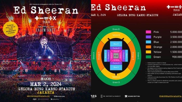 Sensasi Nonton Konser 360 Derajat, Konser Ed Sheeran di Jakarta Dibandrol Mulai Rp 900 Ribu