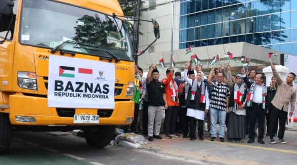 Baznas Lepas 21 Ton Bantuan Kemanusiaan senilai Rp 5,5 M untuk Palestina