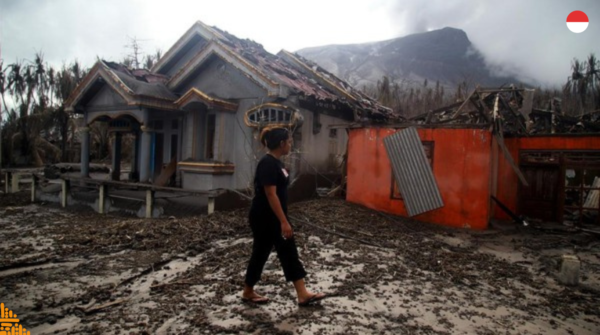 Ribuan Warga Tagulandang Mengungsi Akibat Erupsi Gunung Ruang