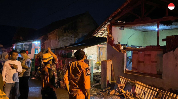 Gempa Garut Rusak Puluhan Bangunan di Kabupaten Sukabumi