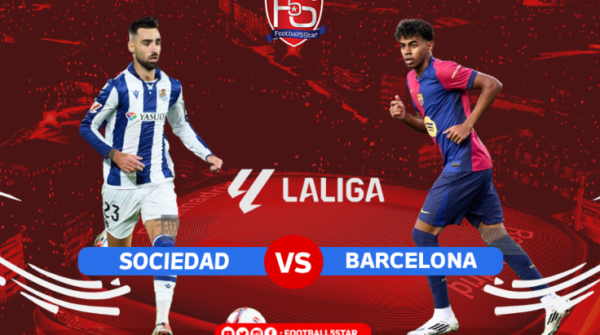 Laliga Real Sociedad vs Barcelona