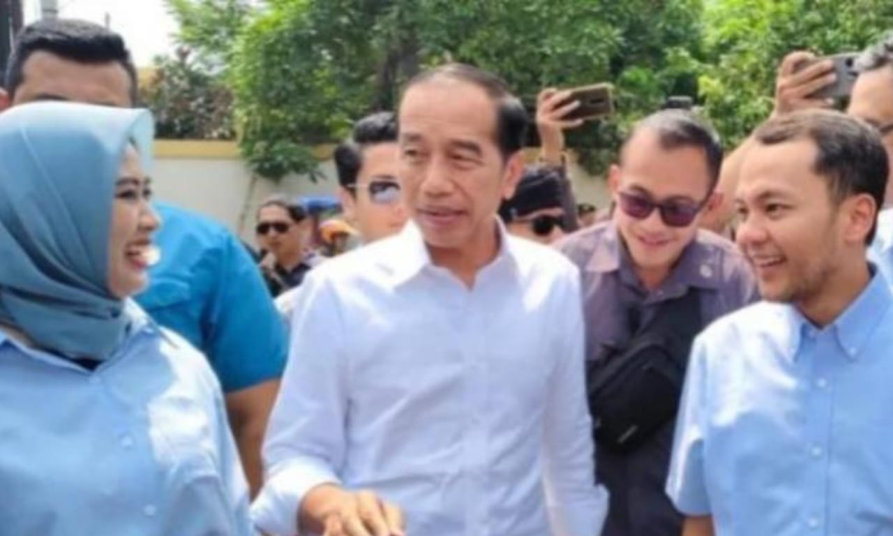 Jokowi Blusukan ke Pasar Notoharjo dampingi Cawalkot Respati Ardi