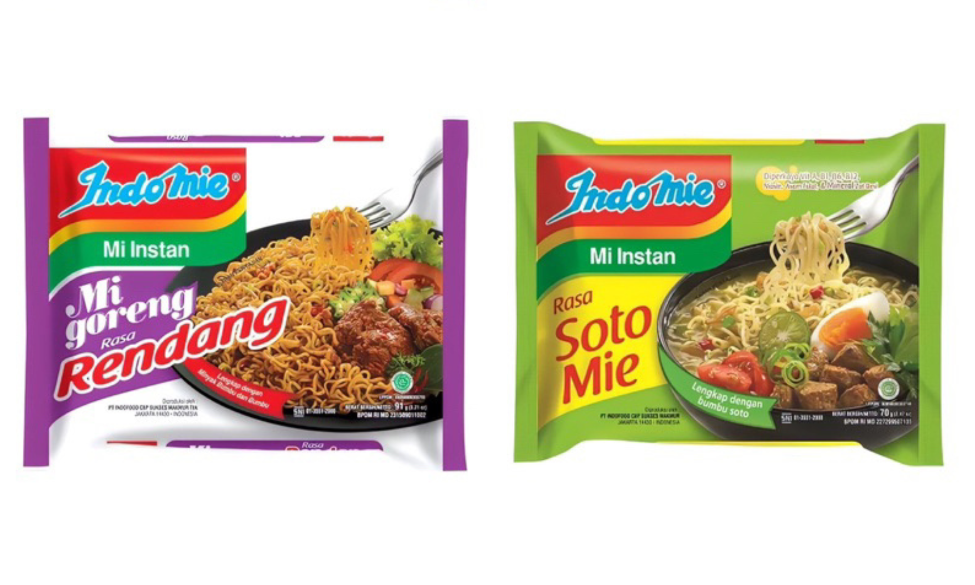 tiga varian mie