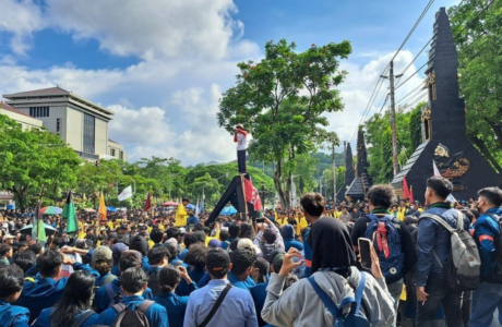 Demo Mahasiswa Aksi Indonesia Gelap 19 -20 februari