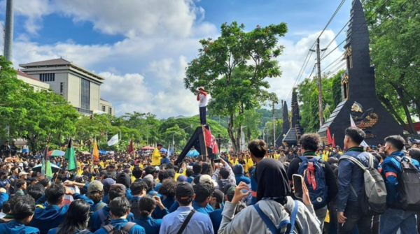 Demo Mahasiswa Aksi Indonesia Gelap 19 -20 februari