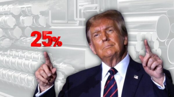 Trump Umumkan Tarif Timbal Balik, Impor Baja dan Almunium Kena Tarif 25%