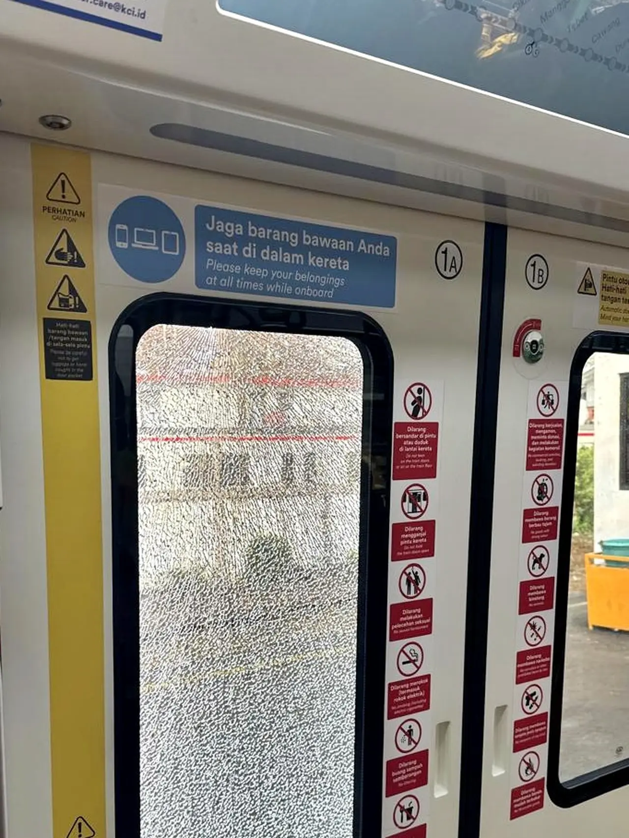 Pelaku Pelempar Batu ke KRL Impor China Ditangkap