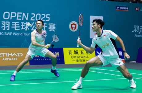 Fajar/Fikri juara China Open 2025, bulu tangkis Indonesia, BNI PBSI, ganda putra Indonesia
